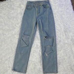 Shein high wasted jeans xxs